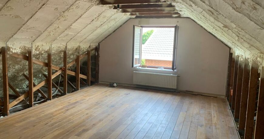 isolation toiture par l'intérieur