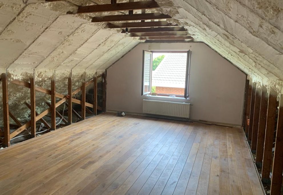 isolation toiture par l'intérieur