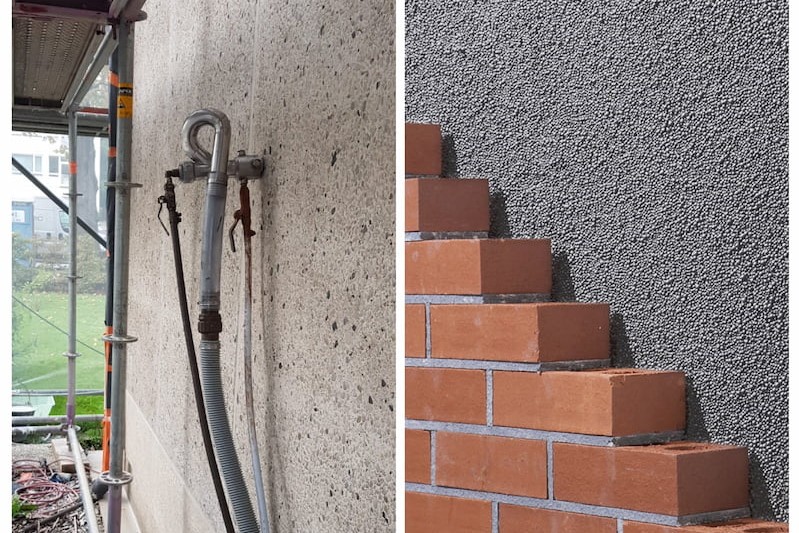 isolation mur creux